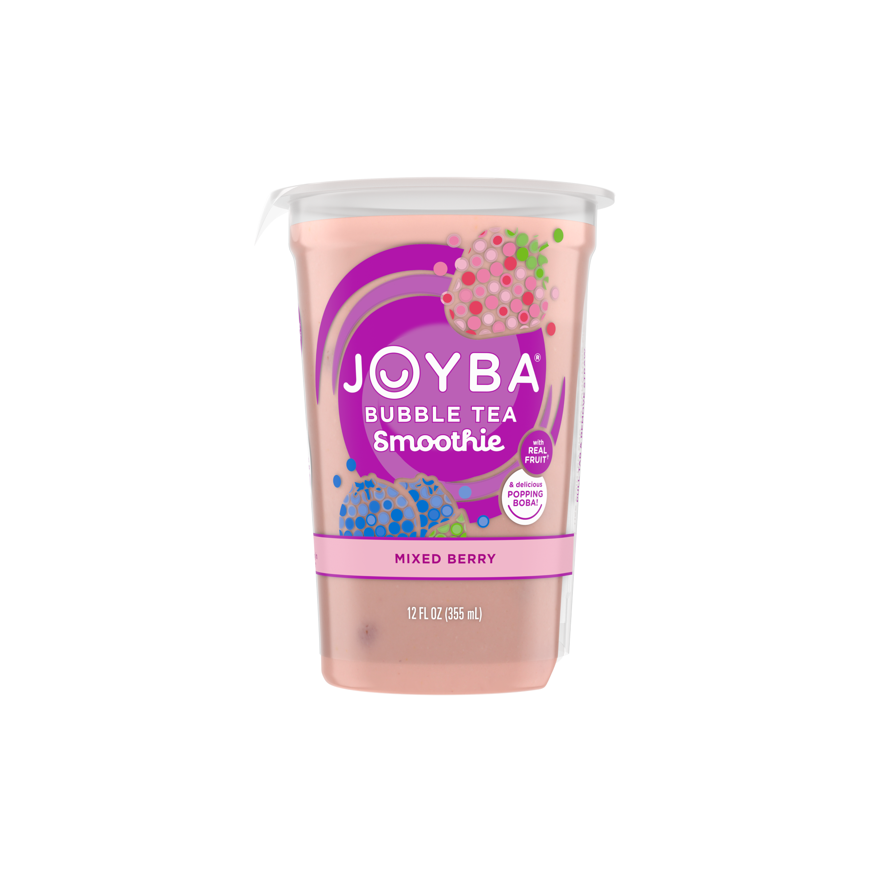 Mixed Berry Bubble Tea Smoothie | Joyba Bubble Tea